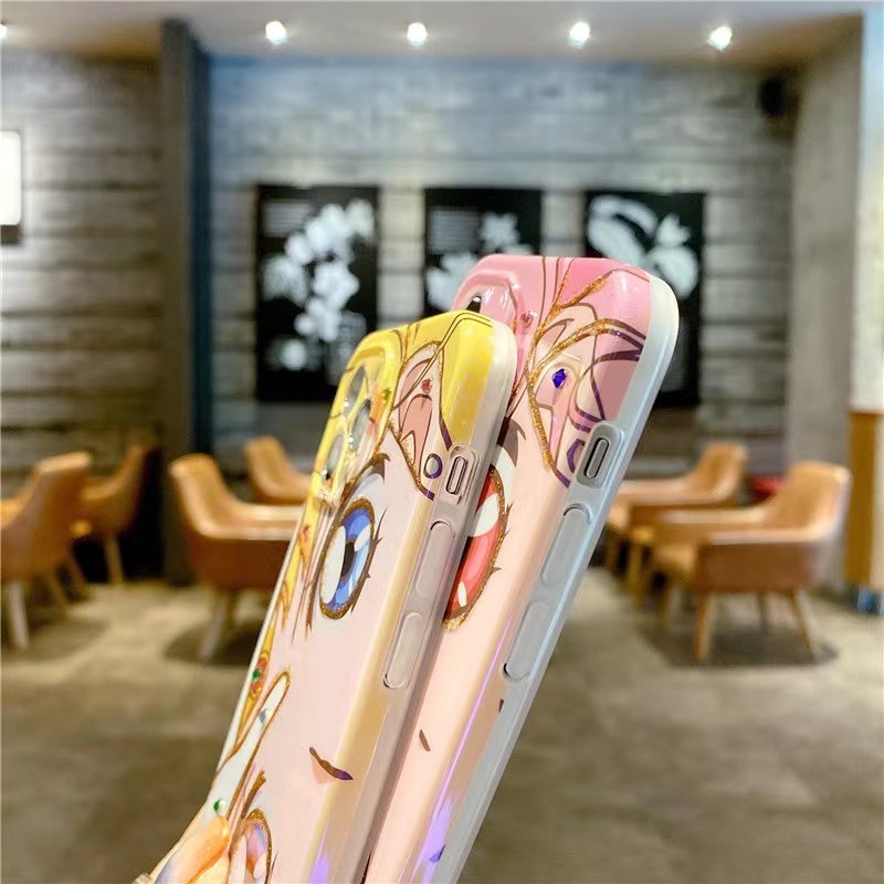 Ốp Điện Thoại Mềm Hình Thủy Thủ Mặt Trăng Cho iPhone11 12Pro Xsmax X / XS 7 / 8plus XR SE2020 13Pro 14