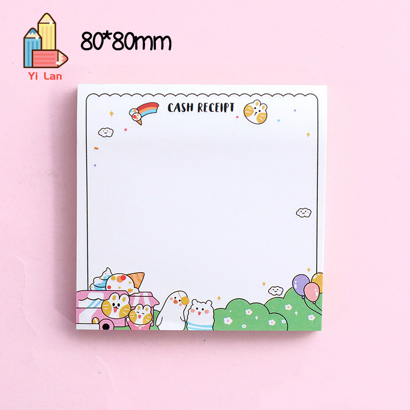 Giấy Ghi Chú Hình Hoạt Hình Đáng Yêu Tiện Lợi