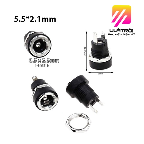 Jack sạc DC-022B chuẩn 5.5mm x 2.1mm chế sạc pin máy khoan giá tốt