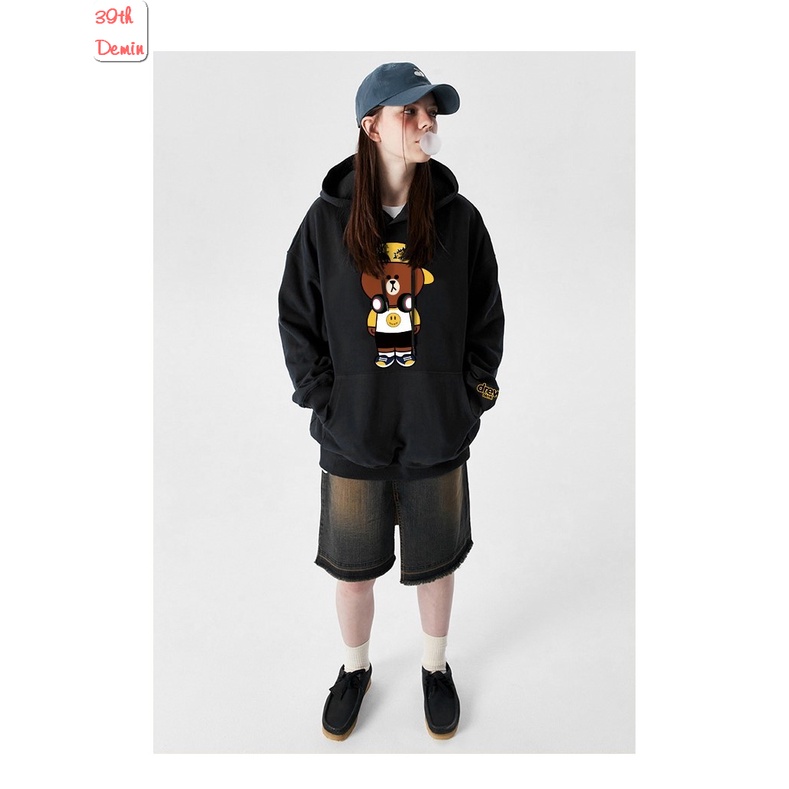 Áo Hoodie Drew House GẤU POOH SAD unisex nam nữ 2 màu đen trắng | BigBuy360 - bigbuy360.vn