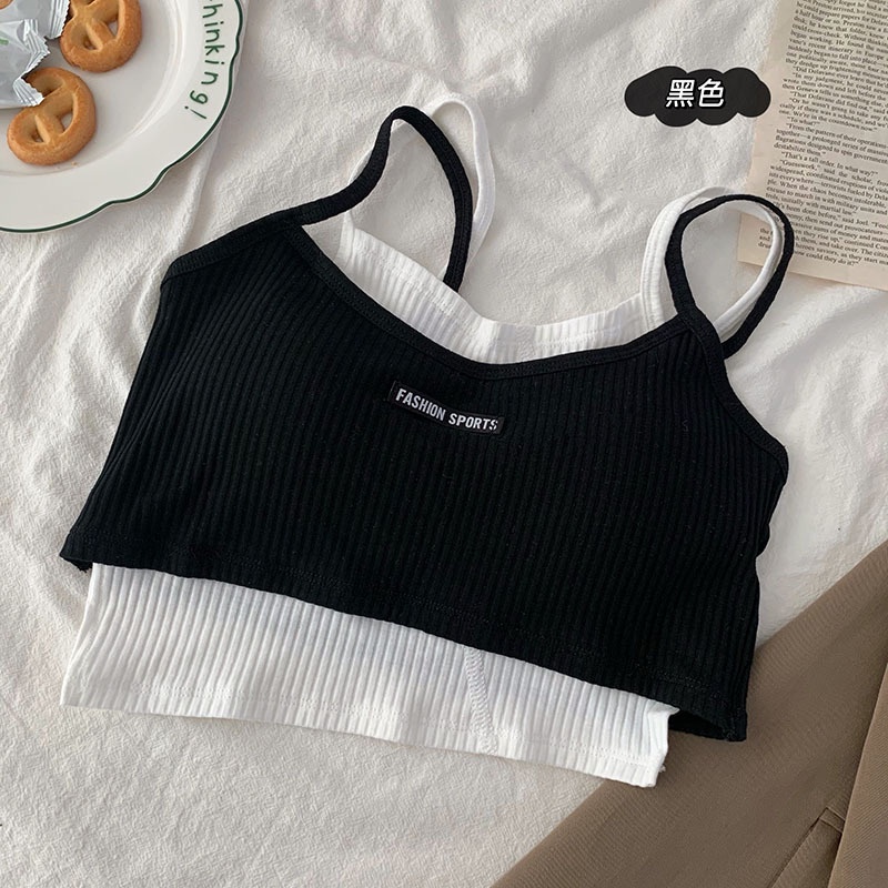 Áo Lót Thể Thao Không Phai Màu Thiết Kế Giản Dị Dành Cho Nữ