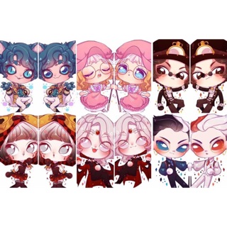 Móc khoá phủ Epoxy kim tuyến Identity V