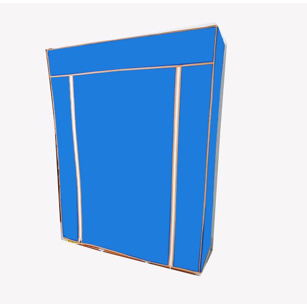 Vỏ tủ vải quần áo/ 3 buồng 160x120x42cm, cho loại tủ 3 buồ