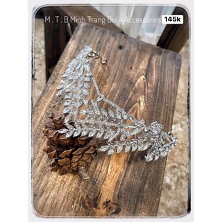 vương miện cô dâu đính đá