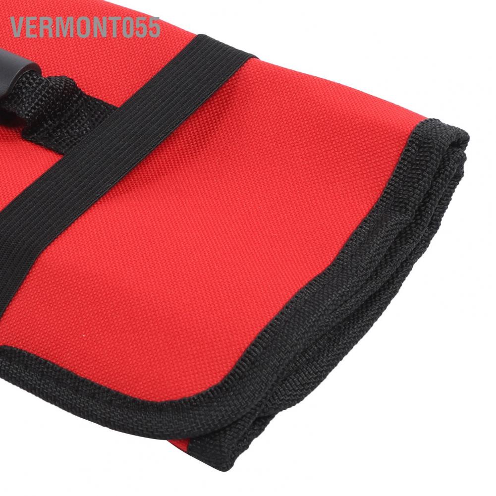 Vermont055 Multifunction Portable Reel Rolling Tools Bag Electricians Organizer Pouch Toolkit