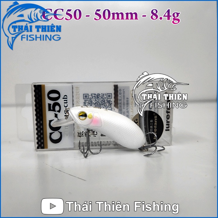 Mồi Giả CC50 Dài 50mm, Nặng 8.4g Dùng Câu Lure Cá Lóc Chẽm Mú