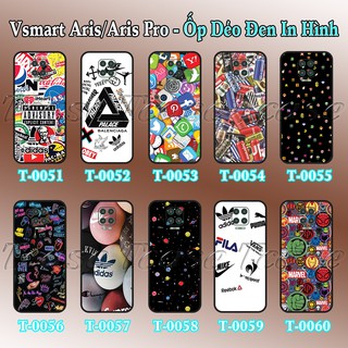 Ốp lưng Vsmart Aris/ Aris Pro dẻo đen in hình nhiều mẫu