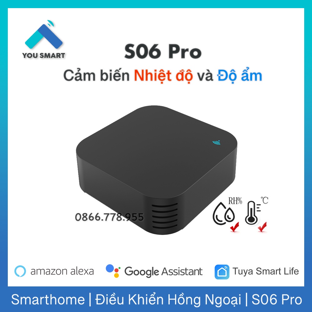 [BH 6 tháng] Bộ Điều Khiển Trung Tâm Hồng Ngoại Tuya S06 Pro, S08 - Bản mới 2021