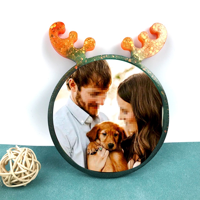 Khuôn Silicone Làm Khung Ảnh Hình Mèo / Hươu Độc Đáo