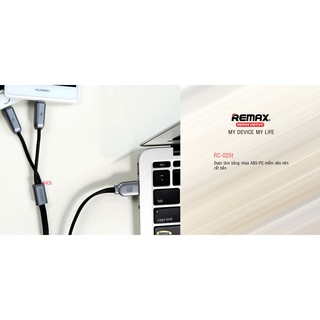 CÁP SẠC 2 IN 1 REMAX BINARY RC – 025T (HỘP KIM LOẠI )
