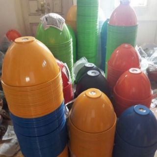 Combo 6 chao nhôm d30cm,chao thả chất liệu nhôm d30 đui e27 phổ thông