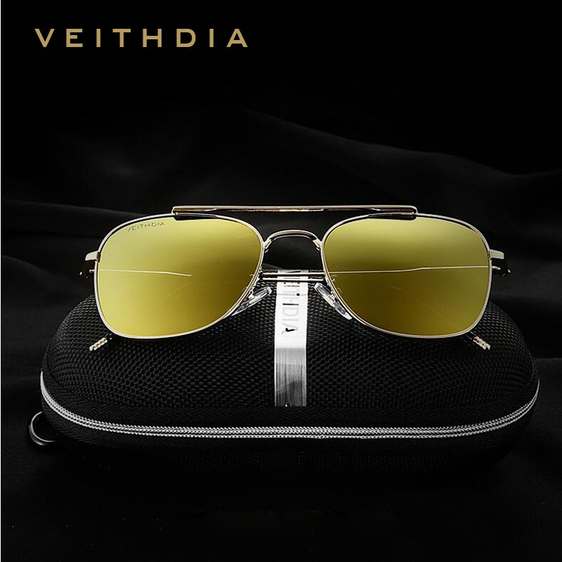 Kính Mát VEITHDIA 3820 Phân Cực Phong Cách Vintage