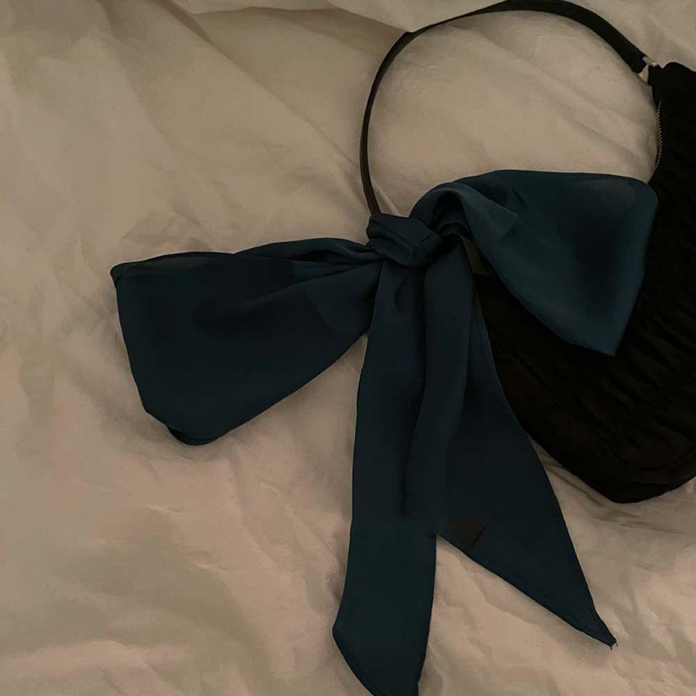 MXGOODS Khăn Satin Buộc Tóc Phong Cách Hàn Quốc Cổ Điển Thời Trang Cho Nữ