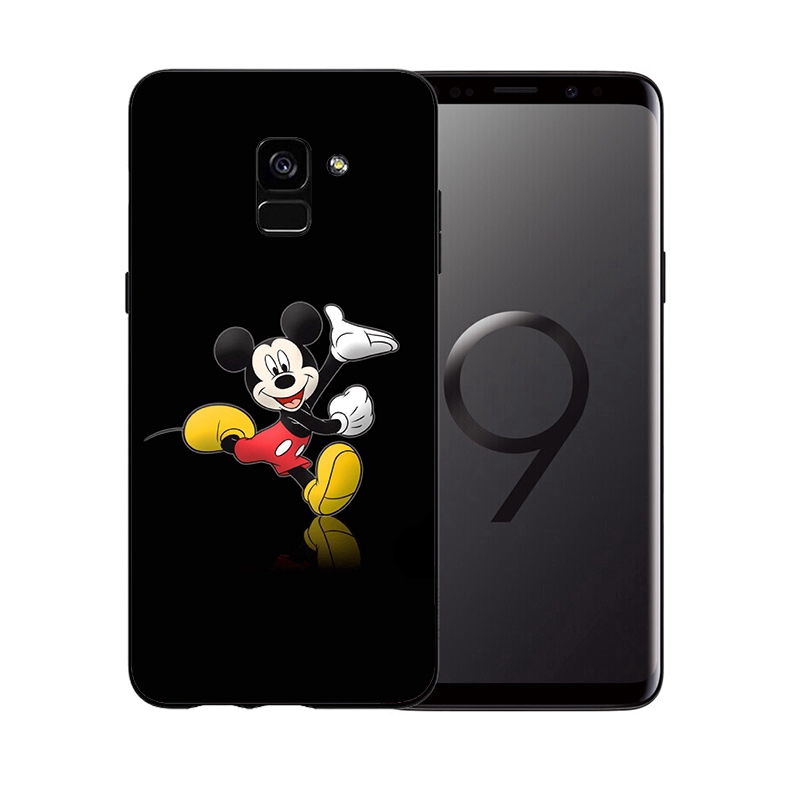 DISNEY Ốp Điện Thoại Dẻo Họa Tiết Hoạt Hình Mickey Dễ Thương Cho Samsung Galaxy S10 E S8 S9 S10 Plus S7 Edge S6