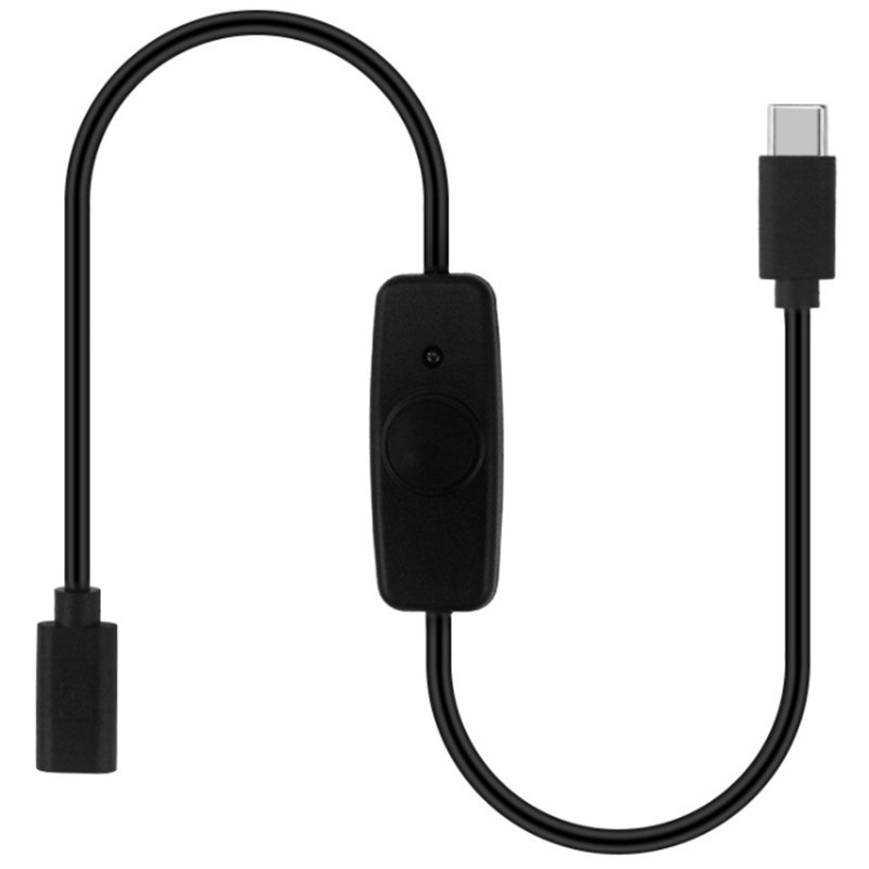 Bộ Công Tắc Nguồn Usb Type C Có Đèn Chỉ Báo Cho Raspberry Pi 4b