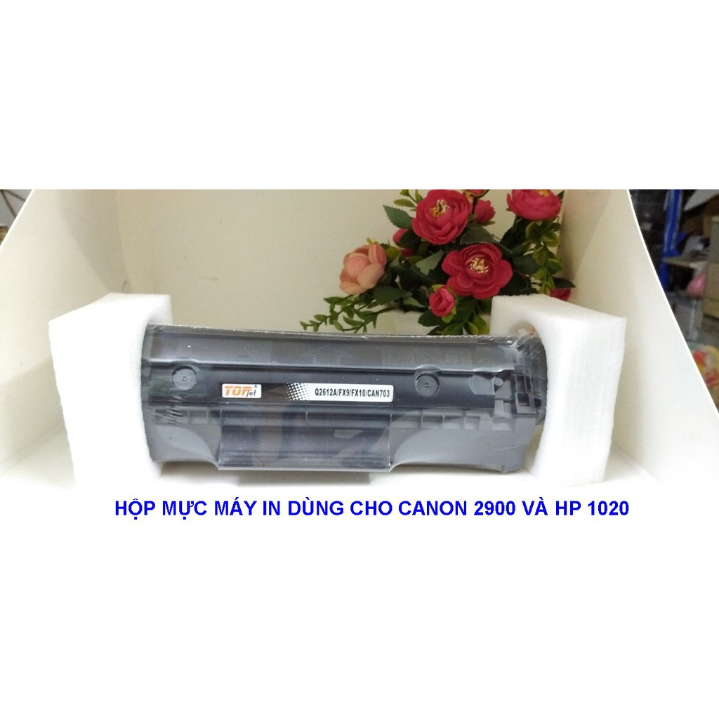 Hộp mực 12A dùng cho máy in HP 1020 Canon 2900 bản in rõ nét