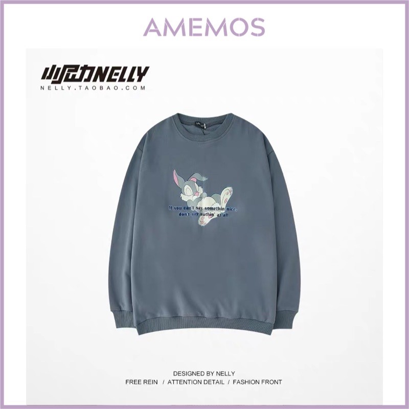 Áo nỉ sweater da cá Nelly Heybig mã NNL175