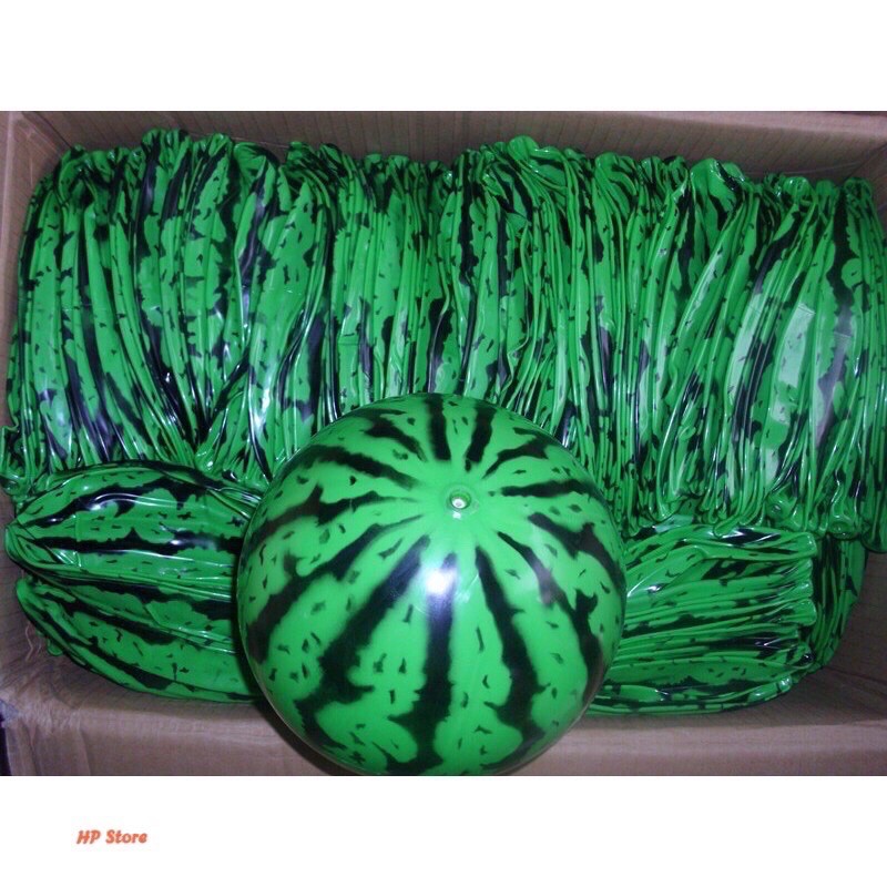 Bóng cao su, bóng bơm hơi hình trái dưa hấu