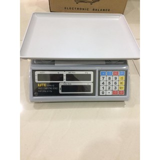 Cân Điện Tử Tính Tiền 3kg 6kg 15kg 30kg x 0.005kg UTE UPA-Q đĩa nhựa