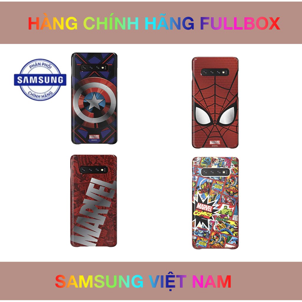 [FULLBOX ] Ốp lưng Marvel Galaxy S10+ Hàng chính hãng