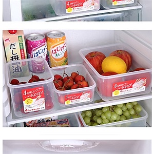 Hộp đựng thực phẩm kín hơi và chống tràn INOMATA NHẬT BẢN sử dụng trong lò vi sóng đủ size