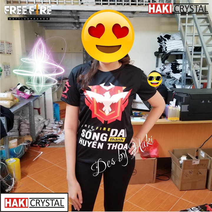 Áo thun đen Free Fire rank huyền thoại dễ phối đồ phiên bản Premium chống nhăn | BigBuy360 - bigbuy360.vn