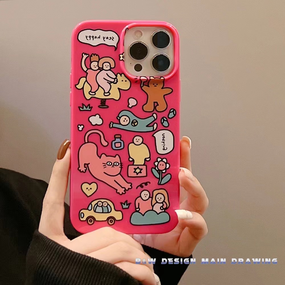 Ốp Điện Thoại Hoạt Hình Cho iPhone 13 12 11 Pro MAX IX XS MAX XR 7 8 Plus