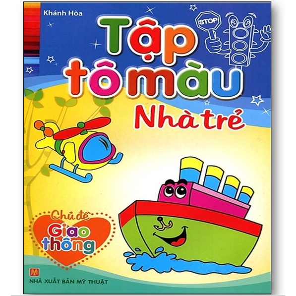Sách Tập Tô Màu Nhà Trẻ Chủ Đề Giao Thông