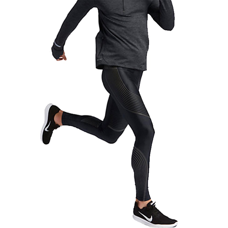 Quần legging thể thao lưng cao co giãn mới cho nam