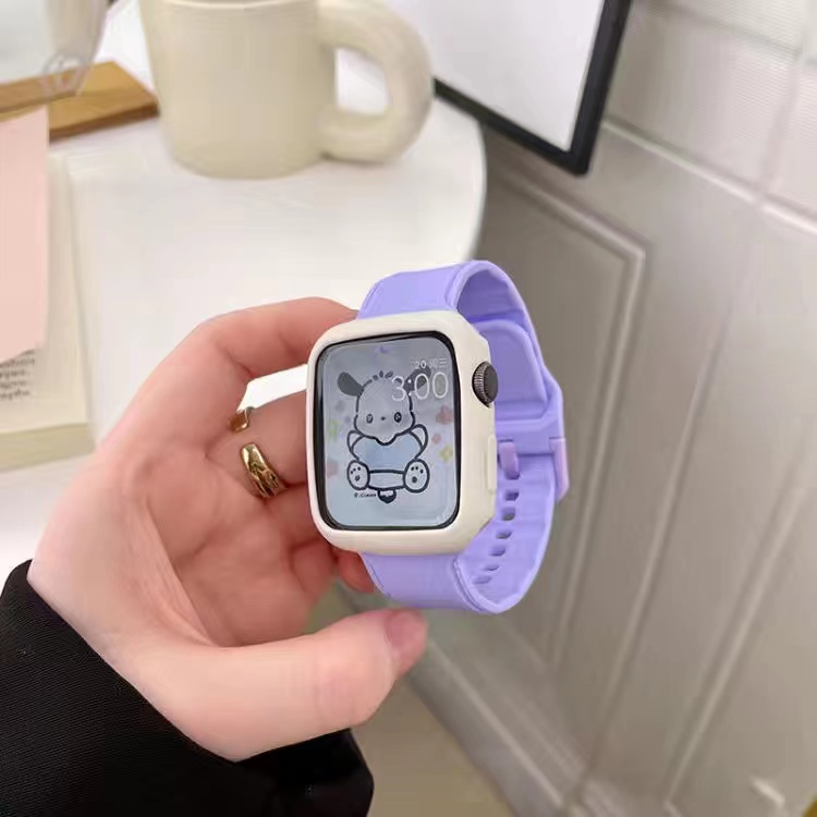 Dây Đeo Silicone Cho Đồng Hồ Thông Minh Apple Watch 7 6 5 4 3 2 SE 42MM 38MM 44MM 40MM 41MM 45MM