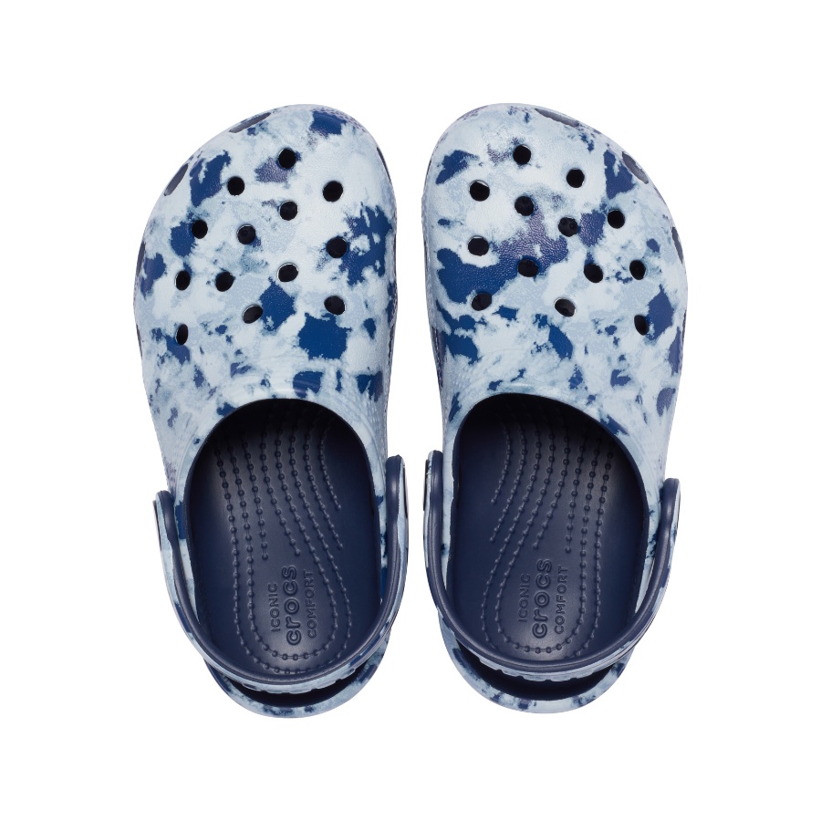 Giày lười clog trẻ em Crocs Classic Tie Dye Mania - 206486-95T