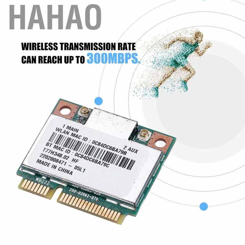 [Wholesale Price] Card Wifi Không Dây 300m 802.11b / G / N Mini Pci-E Bluetooth 4.0 + Cho Dell Asus tiện dụng | BigBuy360 - bigbuy360.vn