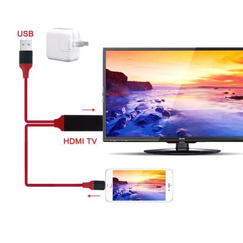 Cáp MHL sang HDMI, HDTV kết nối điện thoại IOS với TV (iPhone 5 6 7),iPad