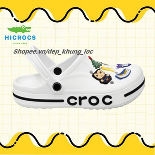 dép cross💖FREESHIP💖dép cross quai ngang TRẮNG ĐẾ VIỀN ĐEN HICROSSHB743
