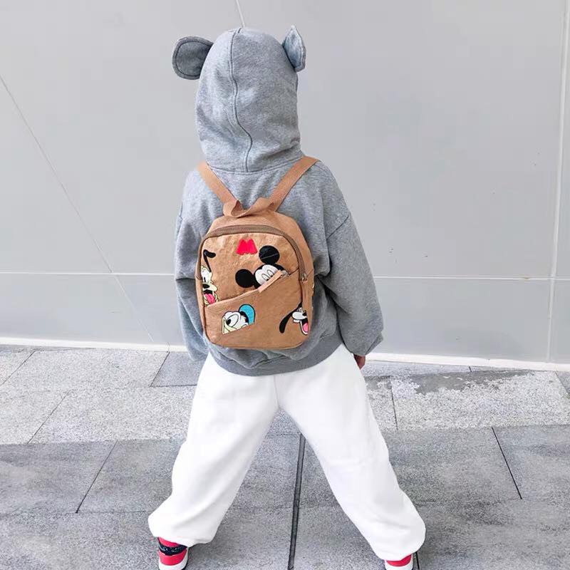 Balo Zara Mickey da PU mềm xịn xò cho bé đi học đi chơi