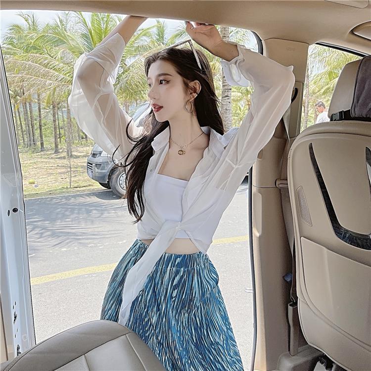 Áo Khoác Cardigan Chiffon Mỏng Chống Nắng Thời Trang Mùa Hè 2022 Phong Cách Pháp Cho Nữ