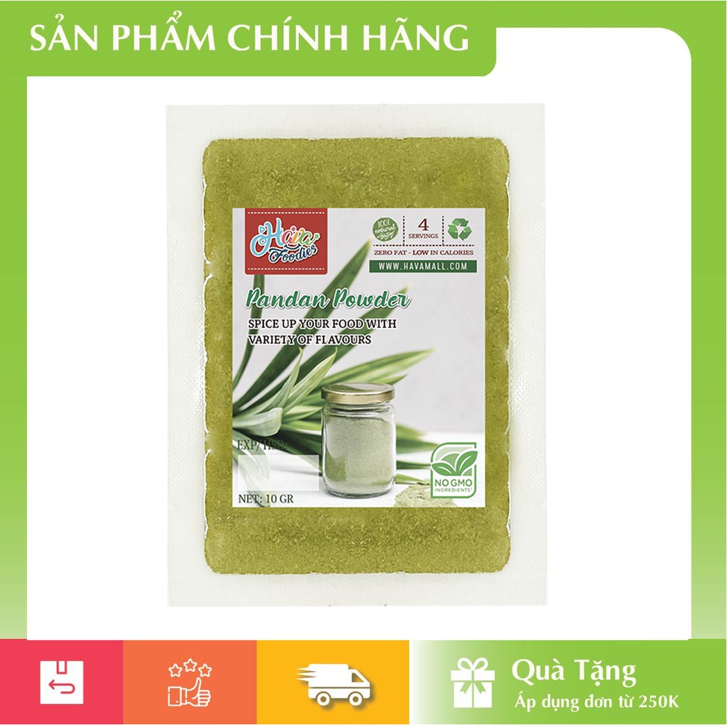 [HÀNG CHÍNH HÃNG] Bột Lá Dứa - Pandan Powder