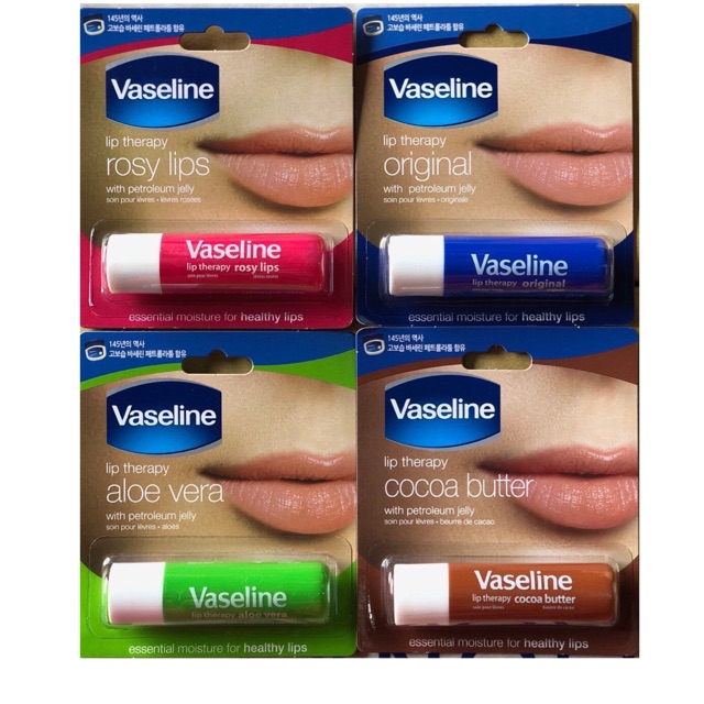 Son dưỡng môi vaseline dạng thỏi - hàng mẫu không vỉ