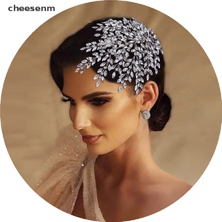 cheesenm Silver Bridal Headdress Luxury Wedding Headband Women Hair Accessories Headwear VN