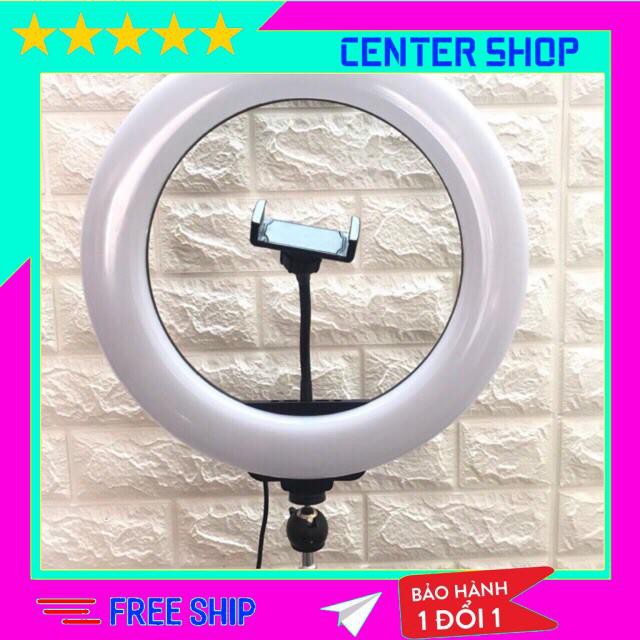 Đèn livestream 33cm hỗ trợ ánh sáng chụp ảnh, make up trang điểm, 3 chế độ sáng,đầy đủ phụ kiện - center shop | BigBuy360 - bigbuy360.vn
