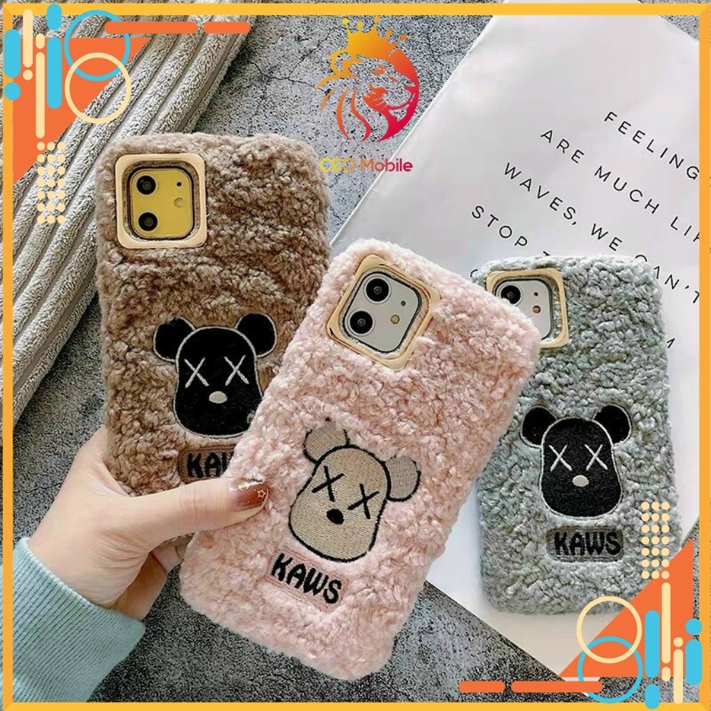 Ốp Lưng Iphone KAWS Chống Bẩn Bảo Vệ Cam 6/6plus/6s/6splus/7/7plus/8/8plus/x/xr/xs/11/12/pro/max/plus/promax