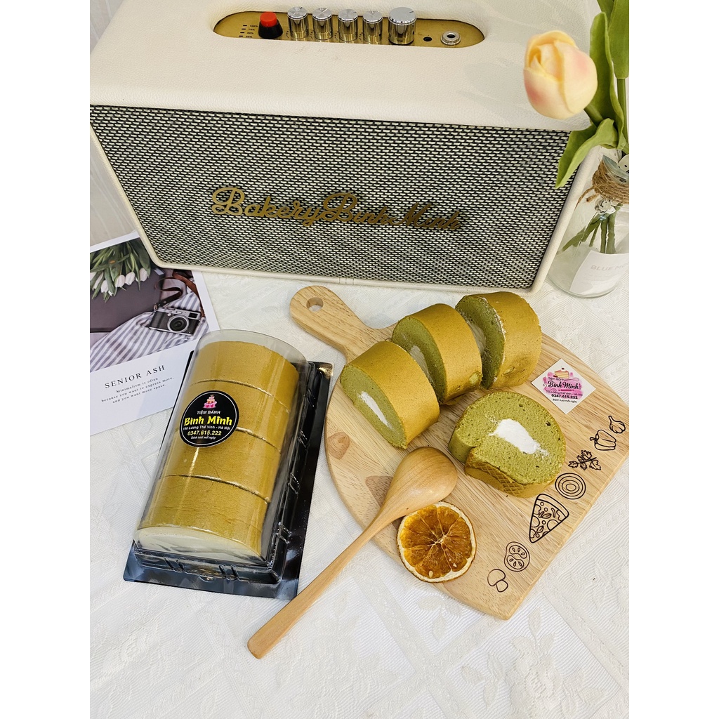 Bánh Bông Lan Cuộn Kem Mềm Mịn Giao Ngay Hà Nội