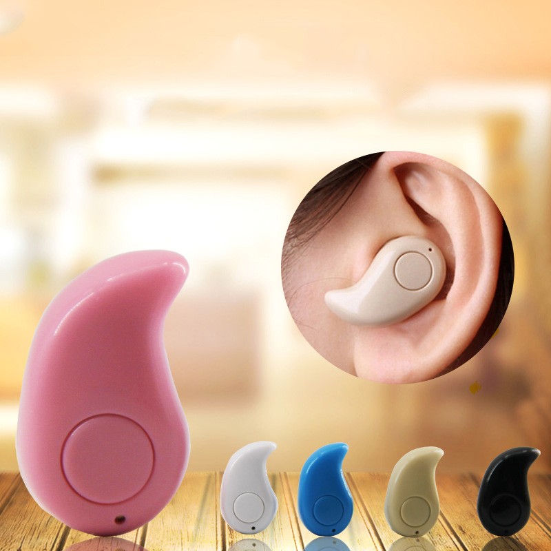 [Mã ELORDER5 giảm 10K đơn 20K] Tai nghe Bluetooth siêu nhỏ S530, Có mic đàm thoại (Màu Kaki)