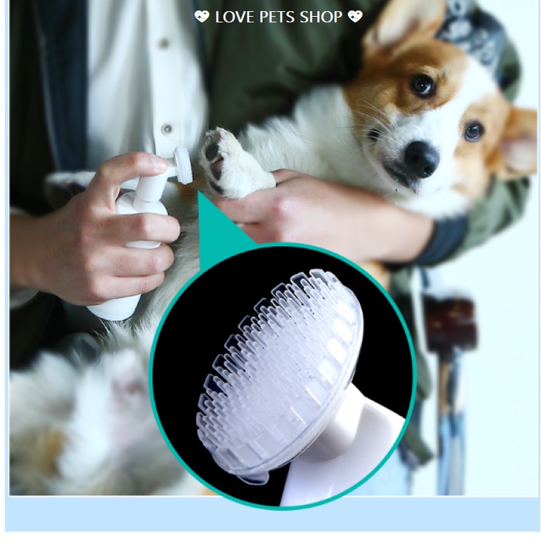 BỌT RỬA CHÂN CHO CHÓ MÈO BORAMMY 150ML - LOVE PETS SHOP