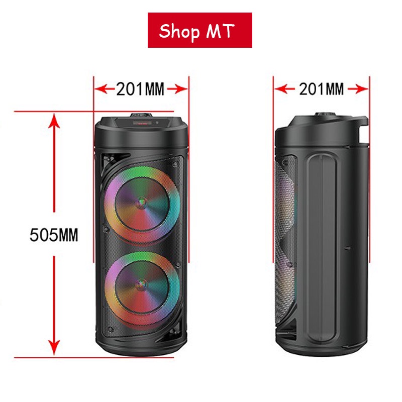 Loa bluetooth karaoke mini công suất lớn không dây có mic âm thanh siêu hay bass khỏe Bảo hành 1 đổi 1 mới nhất 2021