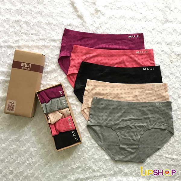 HỘP 5 QUẦN LÓT NỮ THÔNG HƠI KHÁNG KHUẨN