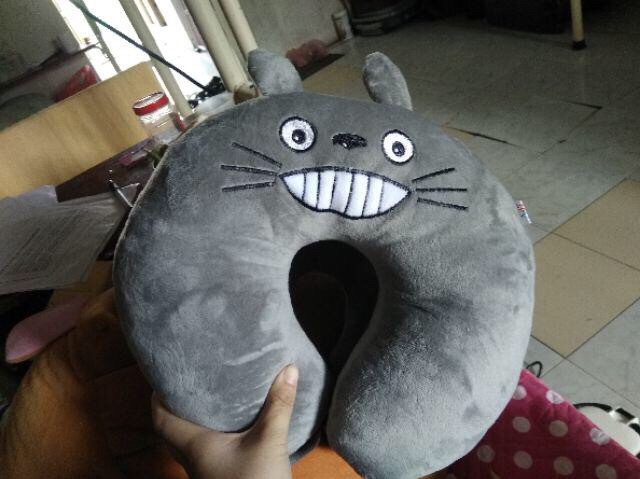 Gối chữ U Totoro kê cổ ngủ văn phòng, du lịch