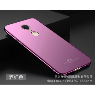 Ốp lưng Xiaomi Redmi 5 và Redmi 5 Plus MSVII cao cấp siêu mỏng tím