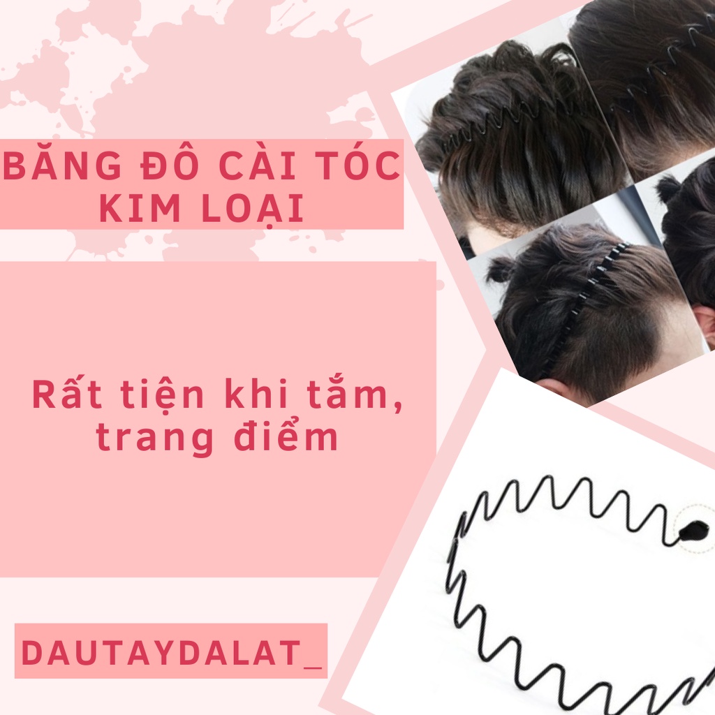 Băng Đô Cài Tóc Kim Loại Lượn Sóng Băng Đô Lượn Sóng Cài Tóc Lượn Sóng Băng Đô Kim Loại