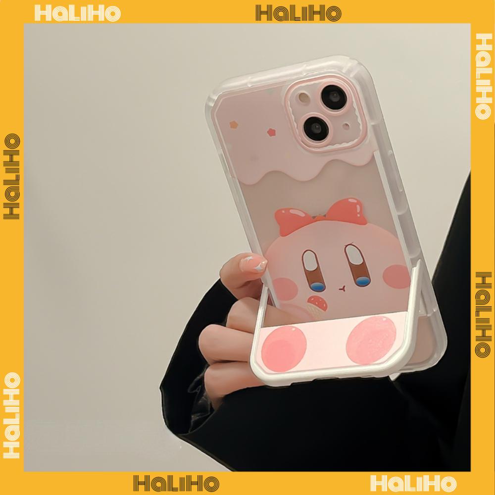 iPhone Case with Invisible Folding Stand Silicone Soft Case Airbag Shockproof Protection Camera Cartoon Cute Compatible For iPhone 11 Pro Max 13 Pro Max 12 Pro Max 7Plus xr XS Max